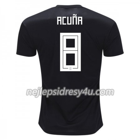 Fotbalový Dres Argentina Acuna 8 Venkovní MS 2018